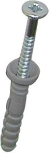 Hmoždinka natloukací NH 6 × 80 mm, plochá hlava (50 ks)
