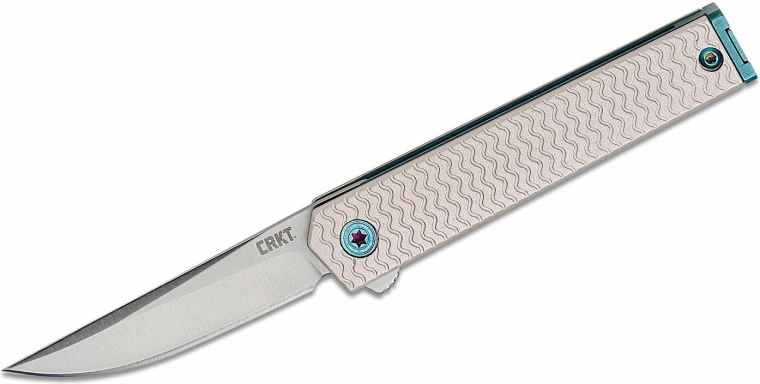 CRKT CEO microflipper zavírací kapesní nůž drop point 6 cm, hliník