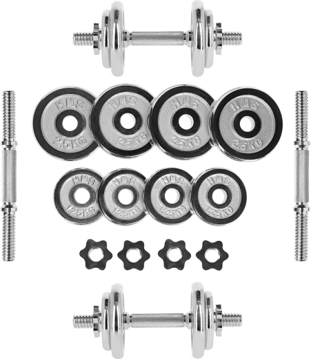 HMS nastavitelný činkový set v kufru 20 kg