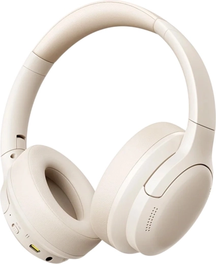 Baseus Bass BH1 Lite bezdrátová náhlavní sluchátka bluetooth 6.0 béžová