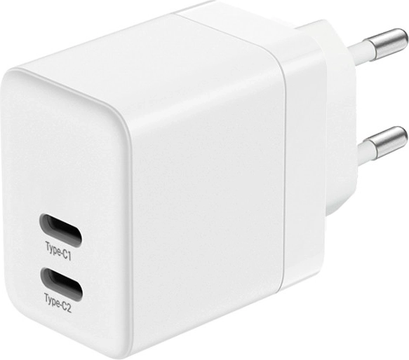 Dva porty USB‑C s chytrým rozdělením výkonu