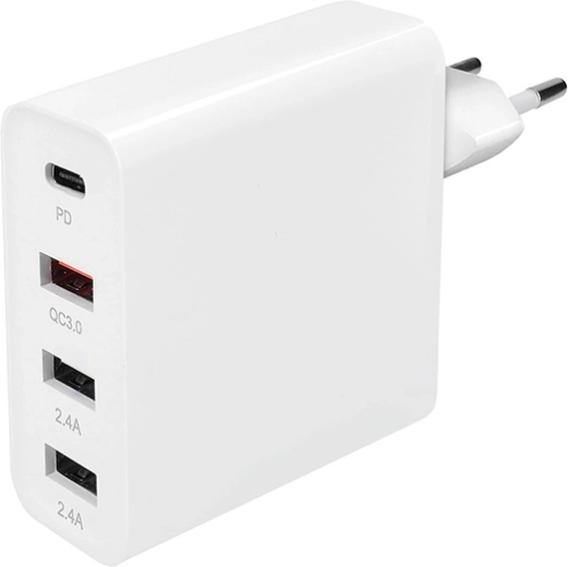 Solight nabíjecí adaptér 48 W (3× USB-A + 1× USB-C) s QC 3.0 a Power Delivery