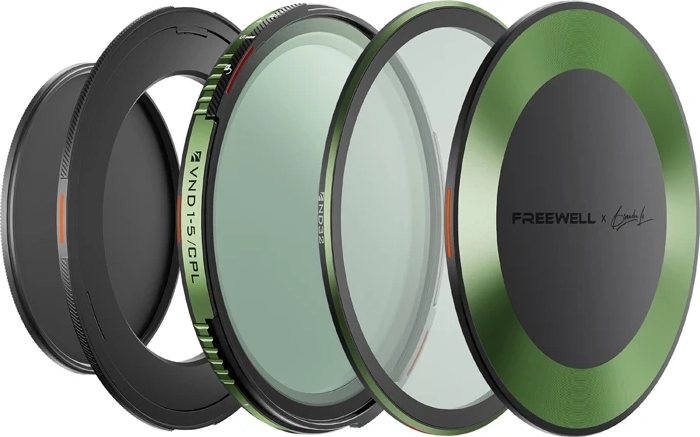Sada magnetických variabilních filtrů ND/CPL Freewell Brandon Li 67 mm