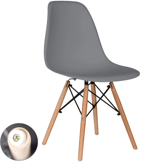 Přírodní bukové nohy a kovová výztuha