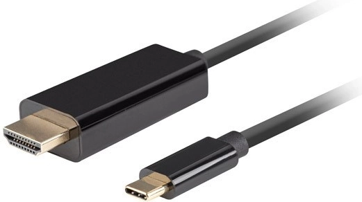 Kabel USB-C(M)-> HDMI(M)1M 4K 60HZ černý