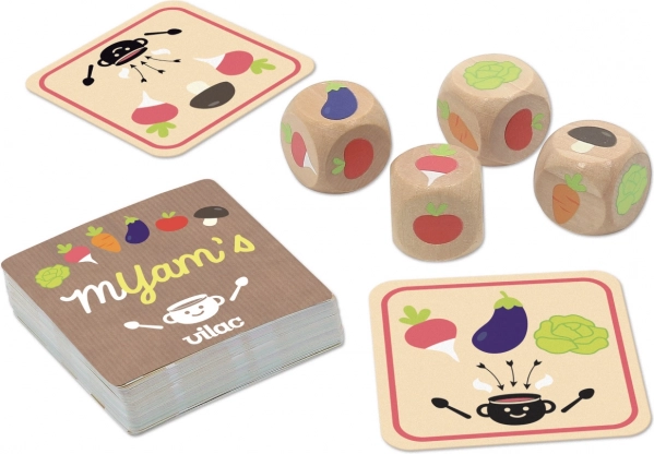 Vilac hra s kostkami Den sklizně (rodinná hra od 3 let)