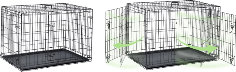 Dvojité dveře pro maximální přístup a flexibilitu