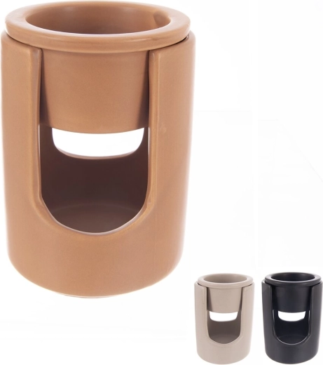 Aromalampa z dolomitu 9 × 9 × 12 cm (3 designy)