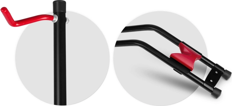 Plně nastavitelná výška a rozteč háků