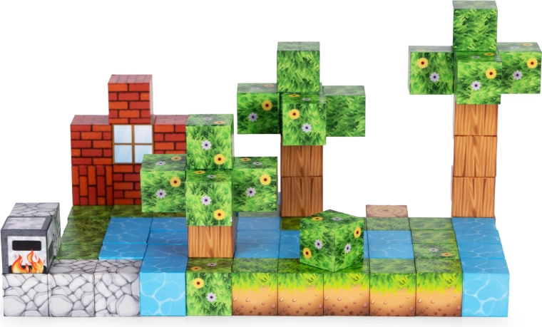 Kreativní voxelové krajinky a stavby