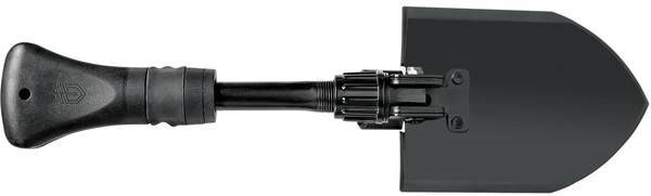 Skládací lopatka GERBER Gorge 42 cm, ocel, černá, pouzdro