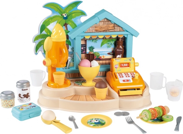 SMOBY plážový bar se zmrzlinou a pokladnou