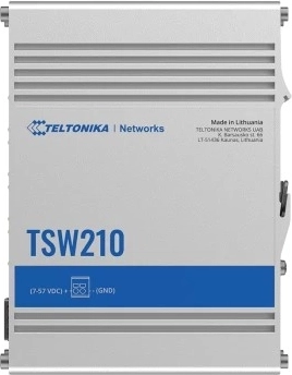 Průmyslový ethernetový switch Teltonika TSW210 2xSFP 8xGbE DIN lišta