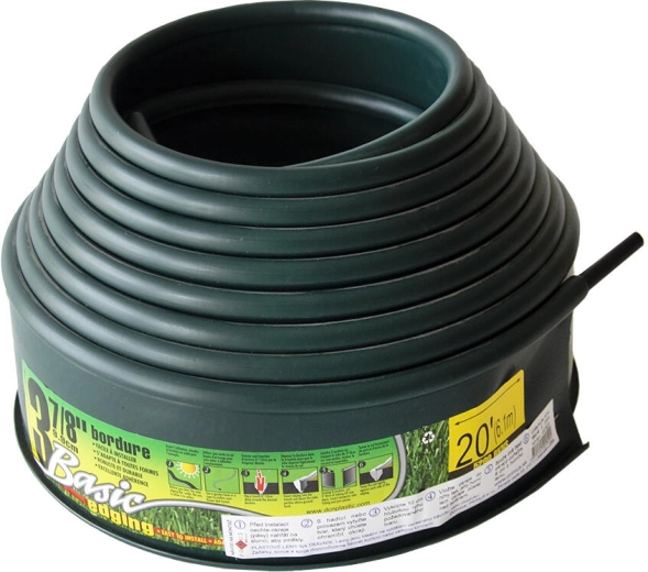 Zahradní lem trávníku JACOB 10 × 600 cm zelený