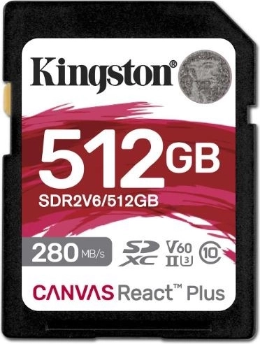 Paměťová karta SD 512GB Canvas React Plus