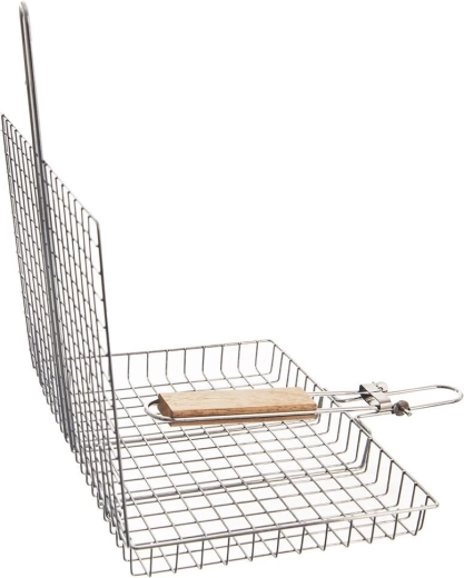 Dlouhá dřevěná rukojeť pro bezpečné grilování