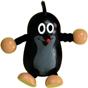 Magnetická dřevěná figurka Krtek DETOA