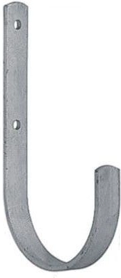 Plochý U hák 90 mm z kovu
