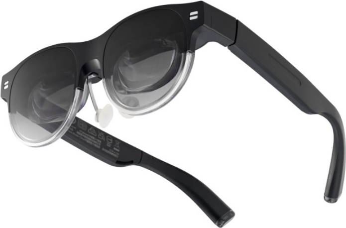 Brýle pro rozšířenou realitu AirVision M1 s OLED, USB‑C a integrovanými reproduktory – černé
