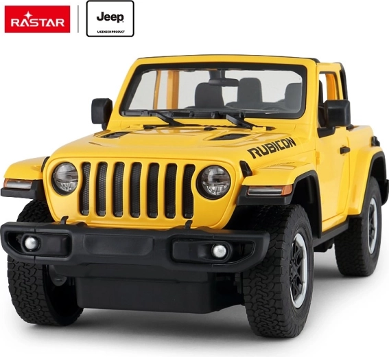 Rastar dálkově ovládaný Jeep Wrangler JL v měřítku 1:14 – Žlutá