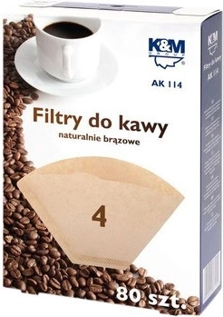 Papírové kávové filtry velikost 4, 80 ks