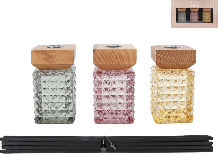 Sada aroma difuzérů Aroma Art, 50 ml - 3 ks