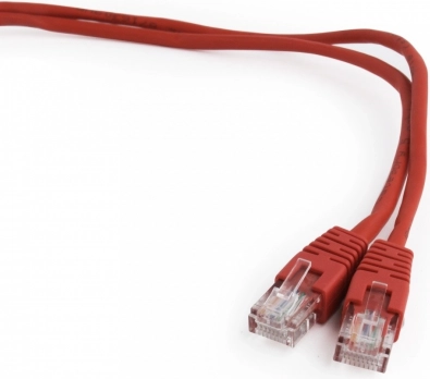 Patch cord kategorie 5e 0.25M červený