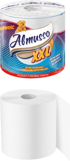 Kuchyňské utěrky ALMUSSO XXL, 2vrstvé, 1 role, FSC