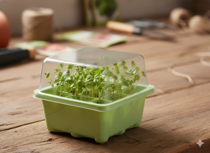 Stálá vlhkost a teplo pro rychlé klíčení