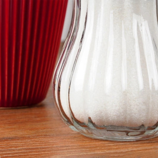 Odolné čiré sklo s rýhovaným tělem