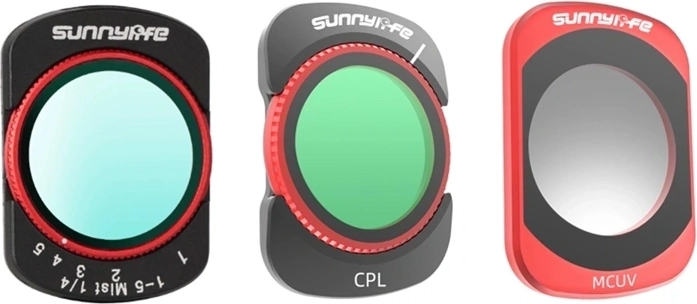 Sada filtrů Sunnylife pro DJI Osmo Pocket 4 a Osmo Pocket 3 (VND2-32, CPL, MCUV, Black Mist 1/4) - 1 kus