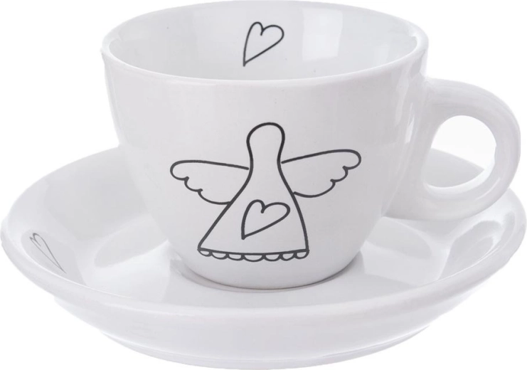 Stylový design s motivem anděla