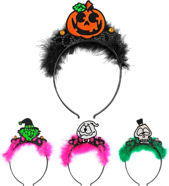 Halloweenská čelenka – 4 vzory