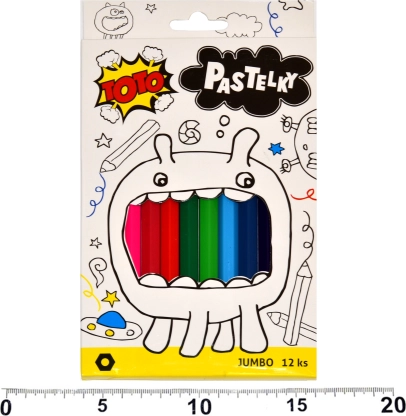Pastelky Jumbo šestihranné 12 ks