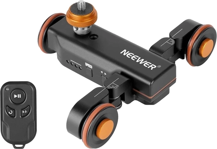 NEEWER DL100 motorizovaný tříkolový kamerový vozík s dálkovým ovládáním