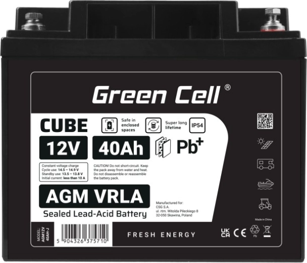 Technologie AGM VRLA bez údržby