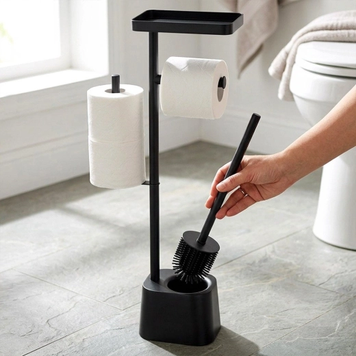 Silikonová WC štětka pro snadné čištění