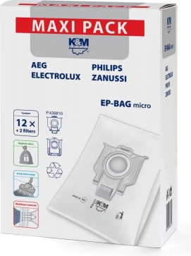 Micro sáčky do vysavače 12+2 EP-BAG Maxi Pack