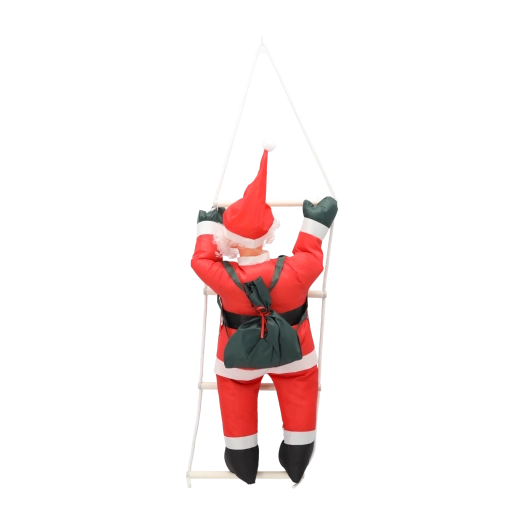 Výrazný 3D motiv „lezoucí Santa“