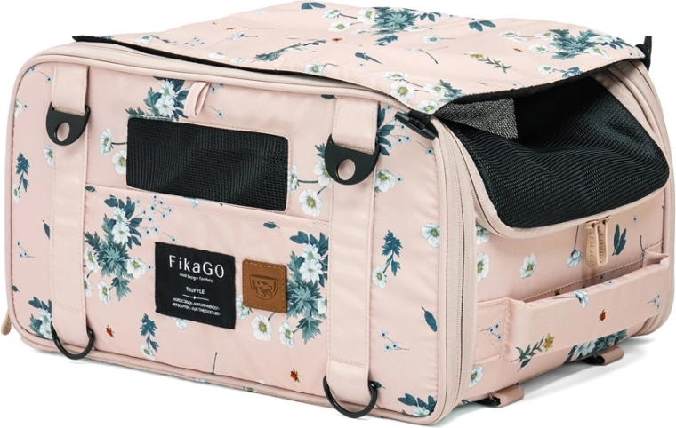 FikaGO cestovní nosič pro psy a kočky Truffle Arctic Flowers