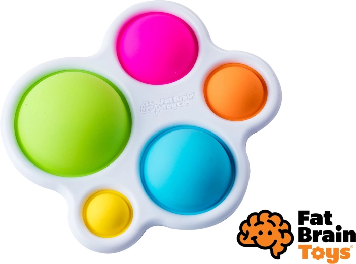 Dimpl mačkací bublinky pro miminka od FAT BRAIN