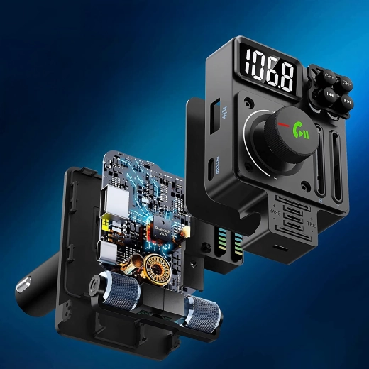 Bluetooth FM transmitter do auta s PD 30 W