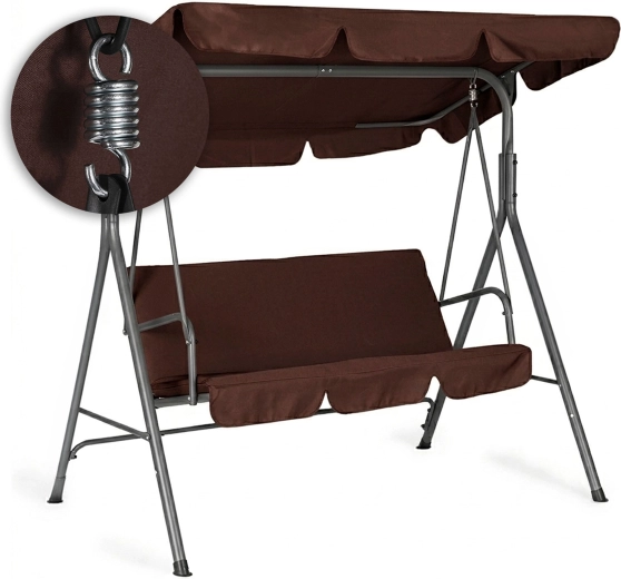 Pevná ocelová konstrukce a pružinové zavěšení