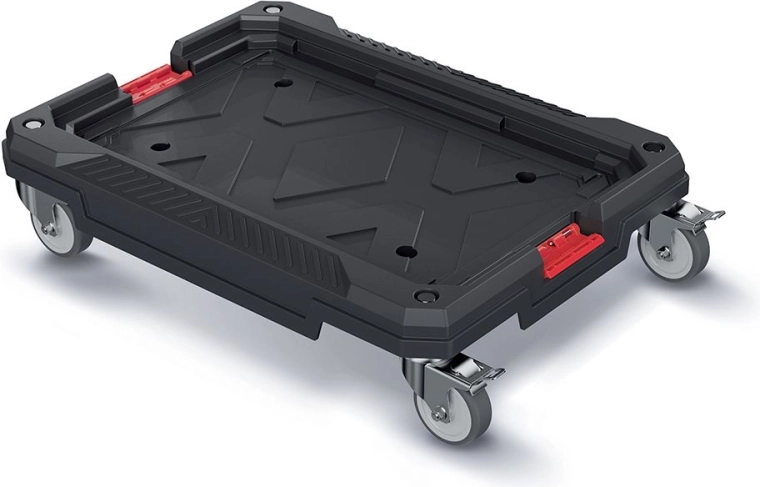 Pojízdná plošina pro boxy 440 × 585 × 145 mm – černá