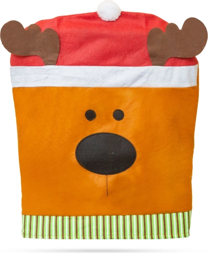 Filcová ozdoba na židli Santa