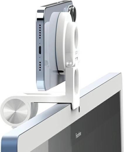 Klips na monitor – proměňte iPhone ve webkameru