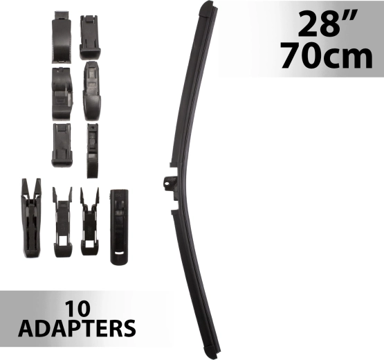 Stěrač Carguard 28″/70 cm s 10 adaptéry