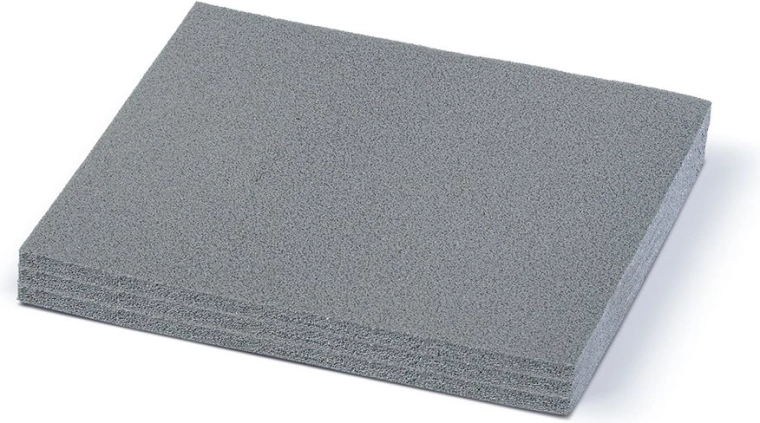 Pěnová vložka do kufru 30,5 × 28,5 × 3 cm – šedá