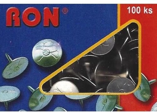 Připínáčky niklované 11 mm (100 ks)