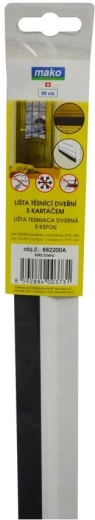 Samolepicí kartáčová lišta pod dveře 98 cm bílá